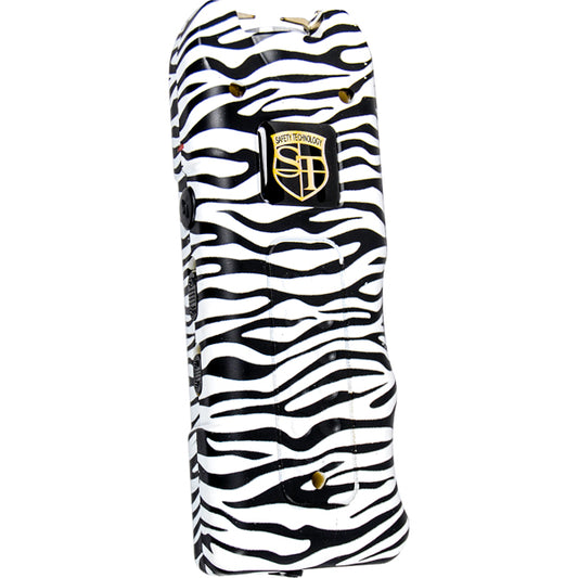 80 Million Volt Multiguard Stun Gun Alarm & Flashlight, Zebra