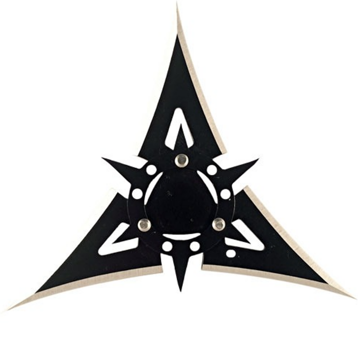4"- 3 Point Black Throwing Star