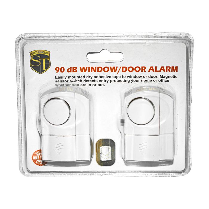90db Magnetic Door/Window Alarm - 2 pack