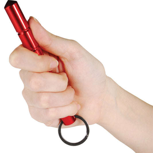 Aircraft Grade Aluminum Kubotan Keychain, Red
